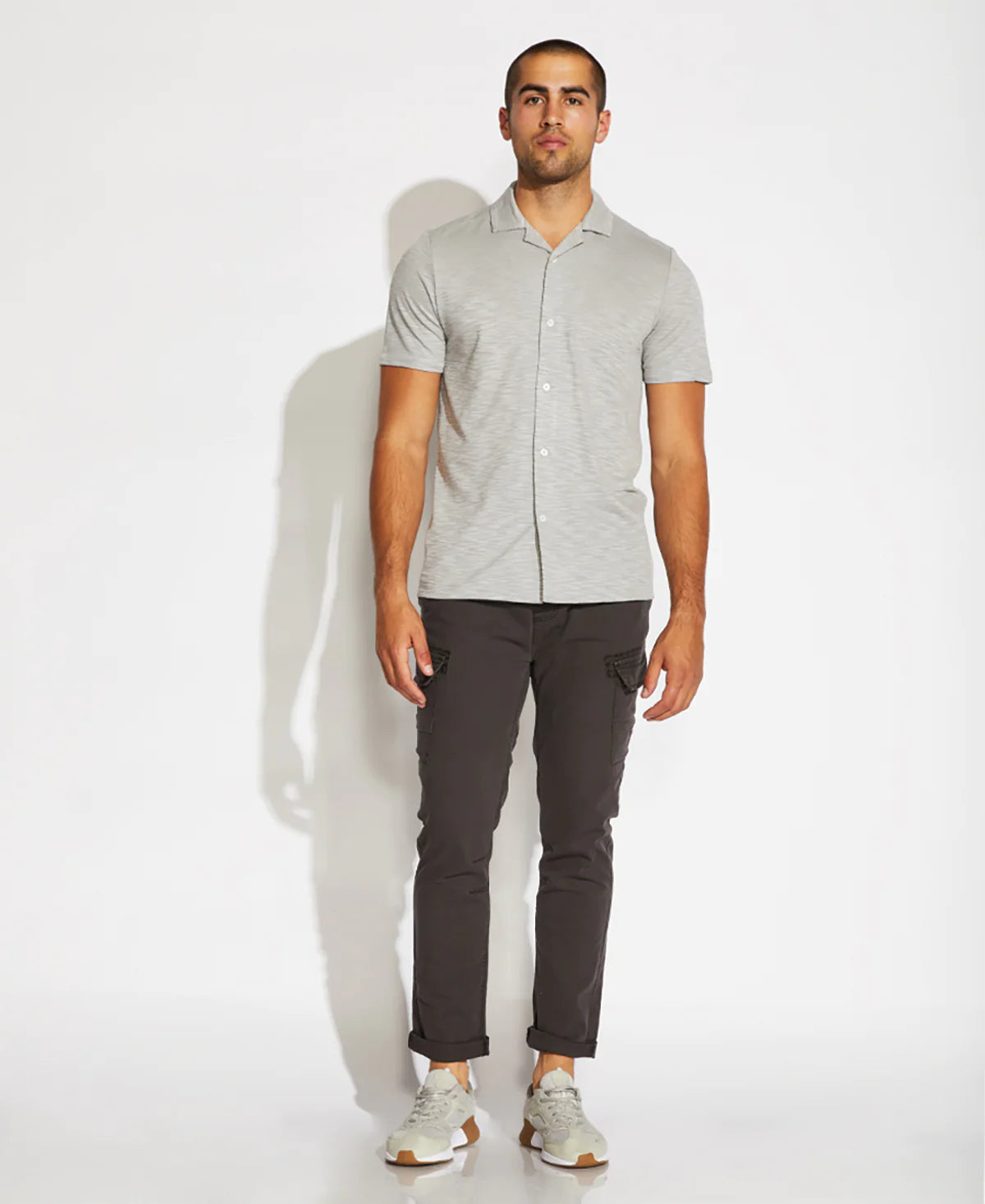Wholesale,Civil Society, Civil Society Dark Grey Slim Fit Cargo Pants, Grey, 30W-30L-Tag32