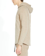 Civil Society Heather Beige Hooded Long Sleeve Sweatshirt