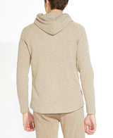 Civil Society Heather Beige Hooded Long Sleeve Sweatshirt