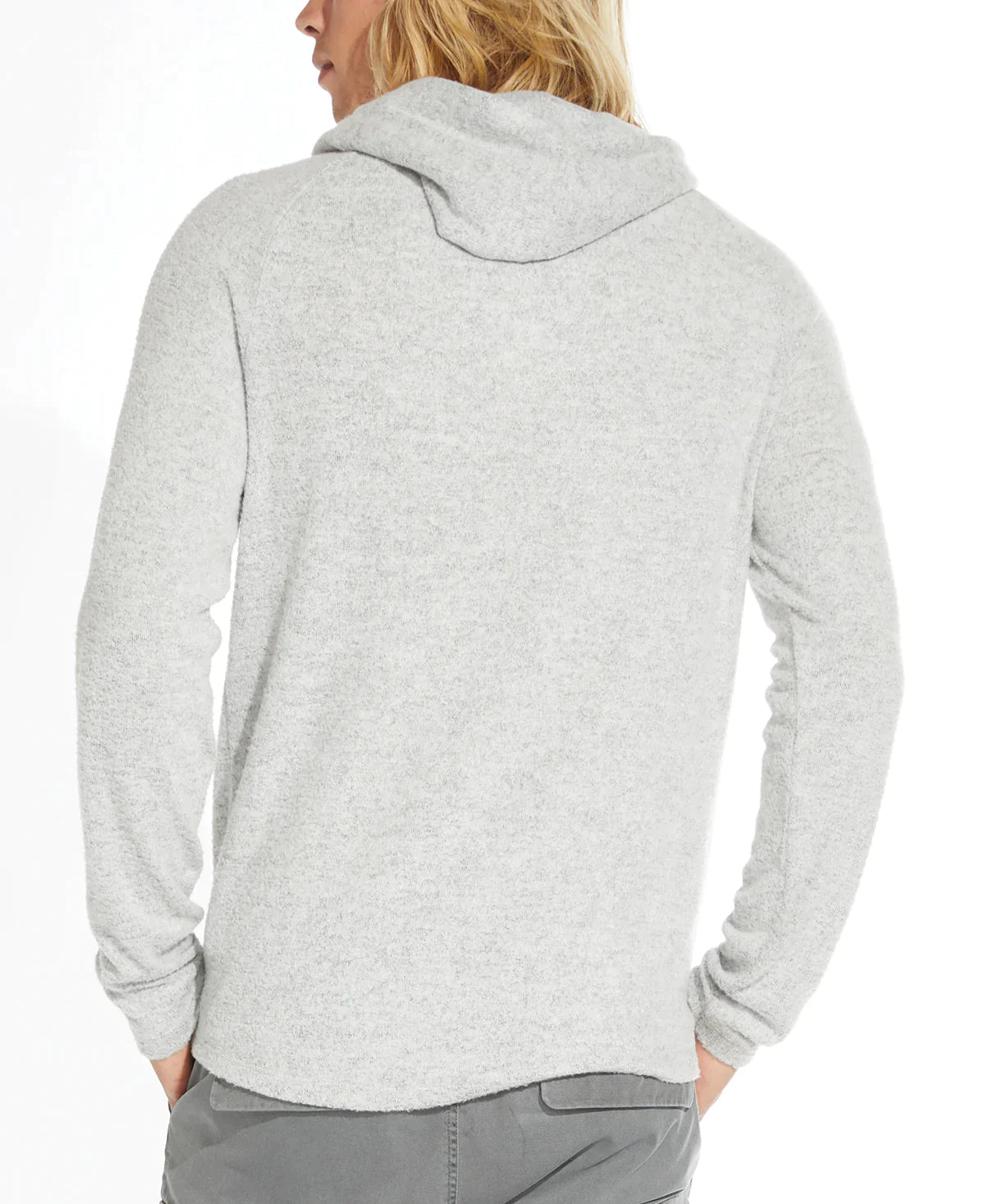 Wholesale,Civil Society, Civil Society Heather Light Grey Knit Hoodie, Grey, Extra Extra Large-49-TagXXLExtra Large-46-TagXLLarge-44-TagLMedium-40-TagMMedium-41-TagMSmall-39-TagS