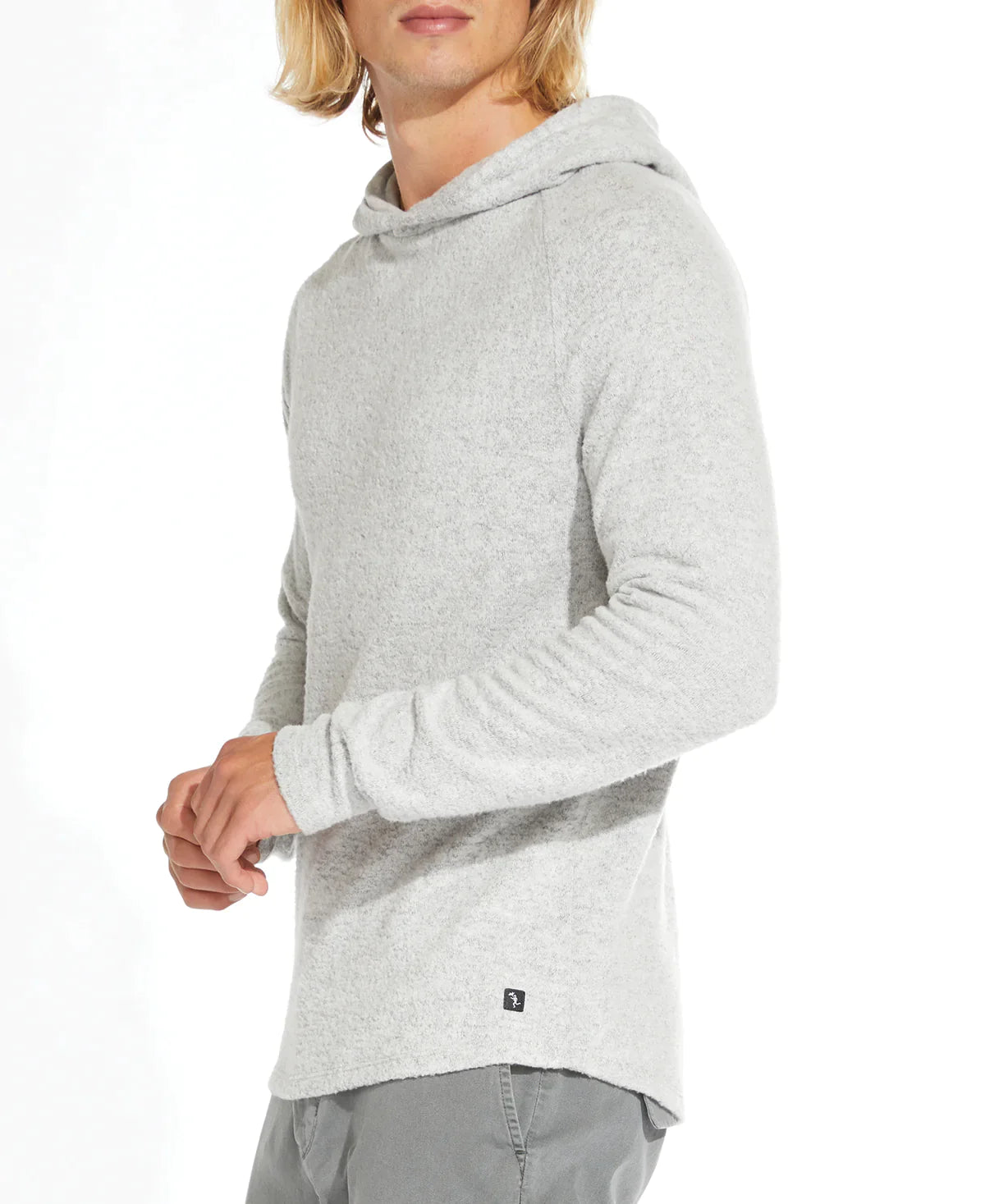 Wholesale,Civil Society, Civil Society Heather Light Grey Knit Hoodie, Grey, Extra Extra Large-49-TagXXLExtra Large-46-TagXLLarge-44-TagLMedium-40-TagMMedium-41-TagMSmall-39-TagS