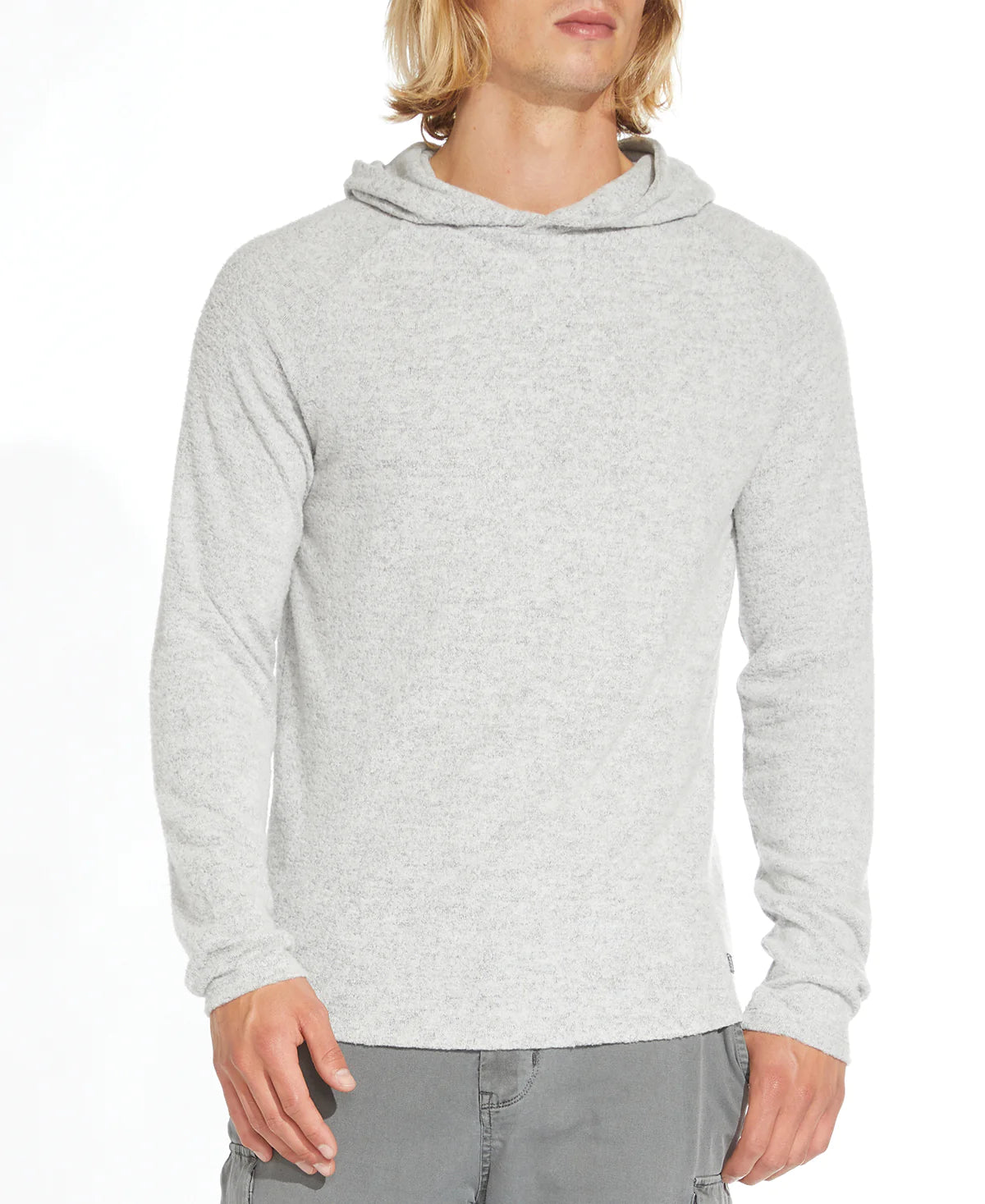 Wholesale,Civil Society, Civil Society Heather Light Grey Knit Hoodie, Grey, Extra Extra Large-49-TagXXL