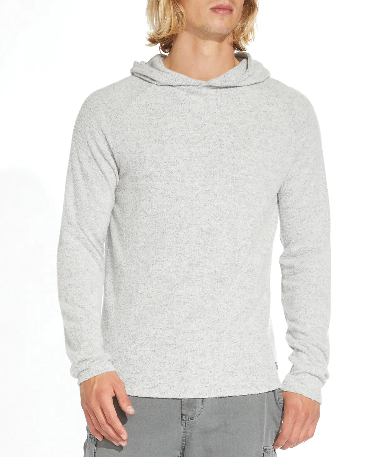 Wholesale,Civil Society, Civil Society Heather Light Grey Knit Hoodie, Grey, Extra Extra Large-49-TagXXLExtra Large-46-TagXLLarge-44-TagLMedium-40-TagMMedium-41-TagMSmall-39-TagS