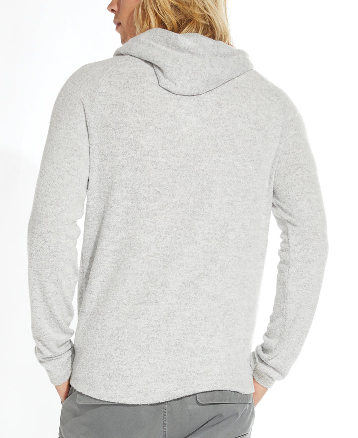 Wholesale,Civil Society, Civil Society Heather Light Grey Knit Hoodie, Grey, Medium-40-TagM