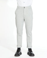 Civil Society Light Grey Slim Fit Pique Knit Pants