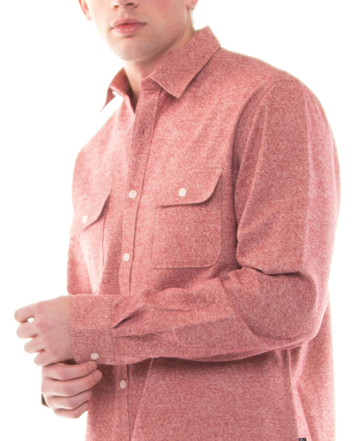 Wholesale,Civil Society, Civil Society Red Flannel Button Up Shirt, Red, Large-46-TagL