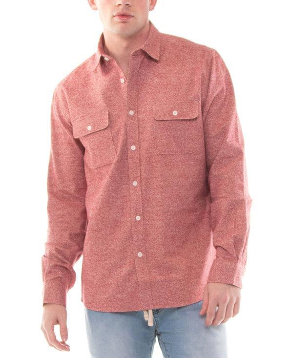 Civil Society Red Flannel Button Up Shirt