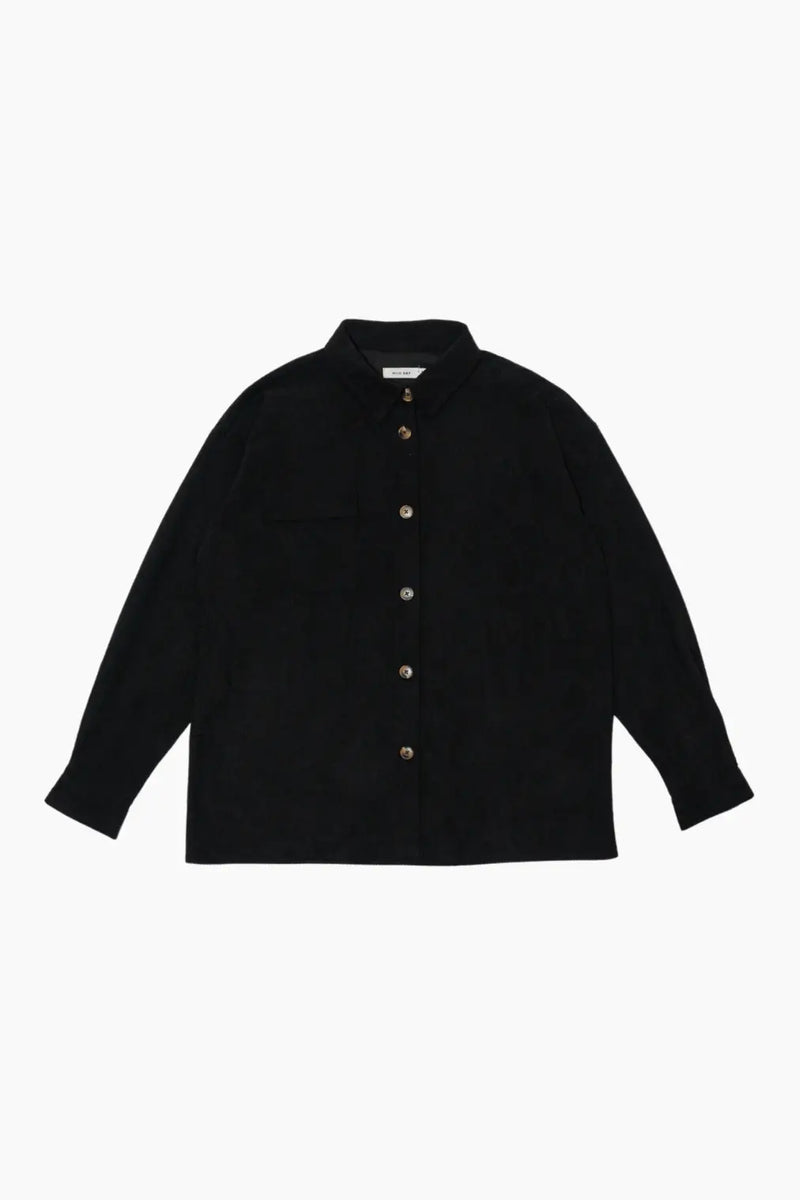 Common Market Black Corduroy Overshirt
