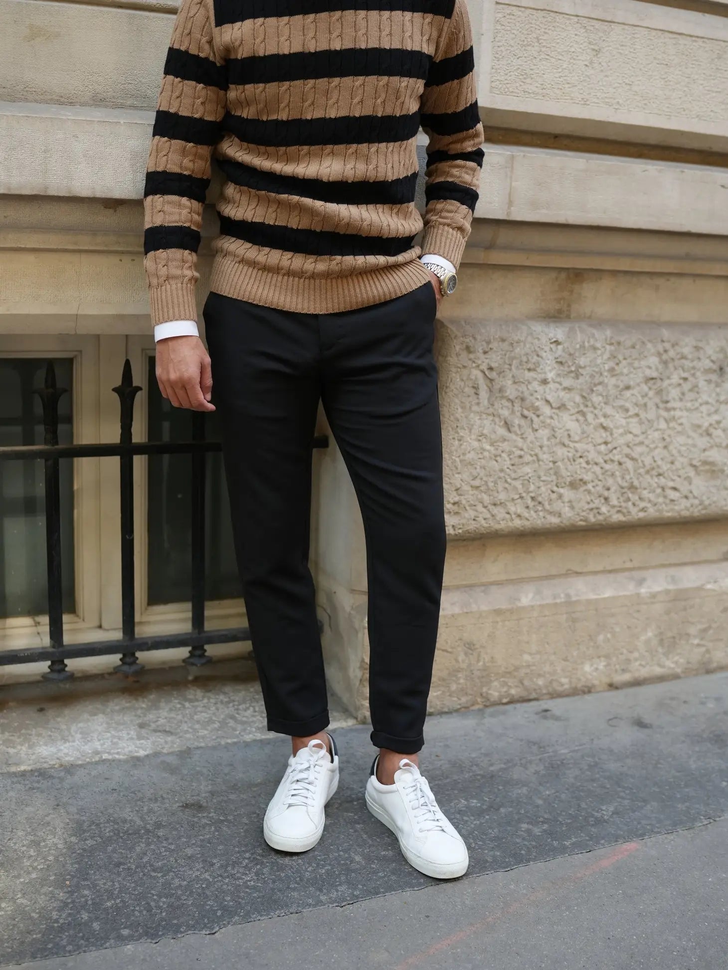 Faire,Donato, Donato Black Tapered Cut Lightweight Chino, Black, 36W-29L-Tag4434W-30L-Tag4232W-30L-Tag32