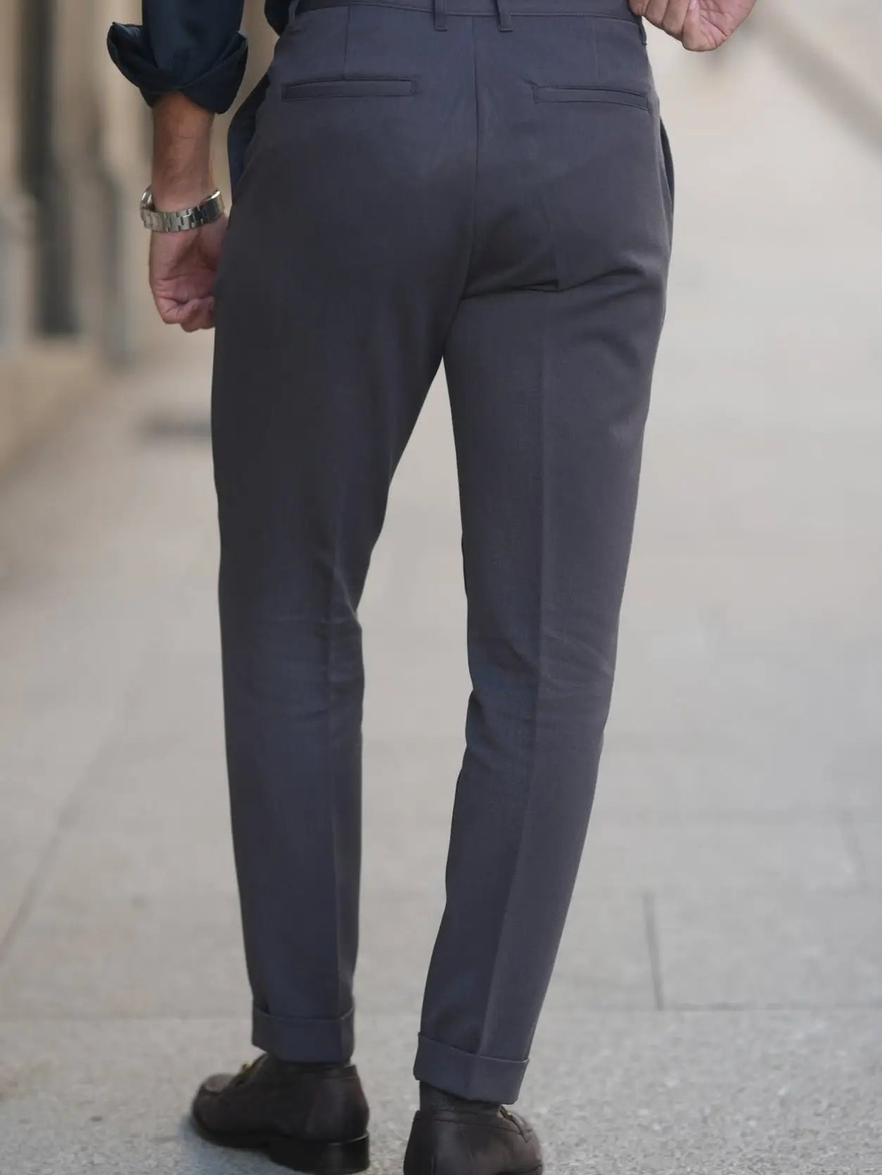 Faire,Donato, Donato Blue Grey Tapered Cut Lightweight Chino, Grey, 36W-31L-Tag3634W-31L-Tag3432W-30L-Tag32