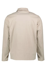 Eleven Paris Taupe Lightweight Zip Up Jacket WIth Two Chest Pockets