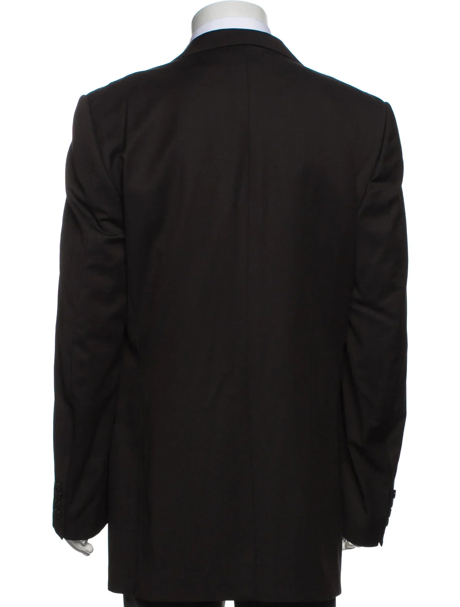 The RealReal,Ermenegildo Zegna, Ermenegildo Zegna Grey Solid Wool Blazer, Grey, Medium-44-TagM