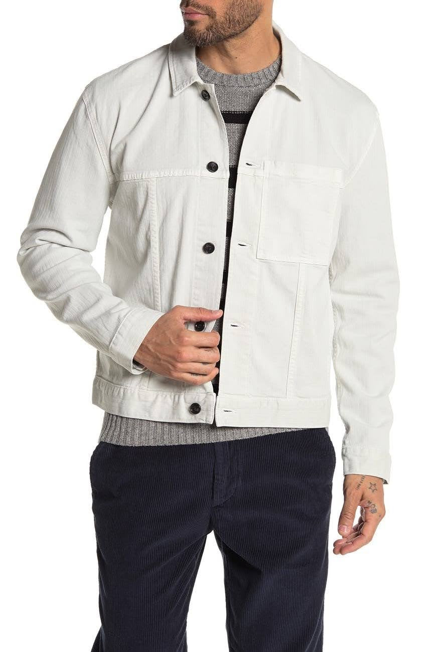 Nordstrom Rack, Baldwin Light Grey Denim Jacket, Grey, Medium-45-TagM