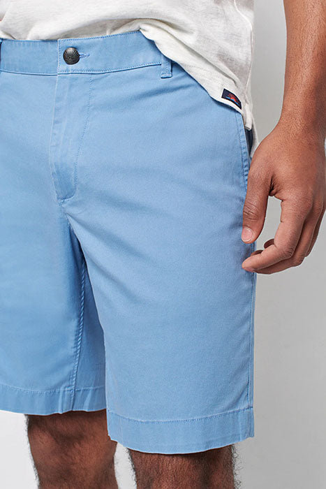 Otrium,Faherty, Faherty Pastel Blue Chino Shorts, Blue, 32W-8L-Tag32