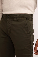 Guide London Olive Green Chino Pants 32W x 30L
