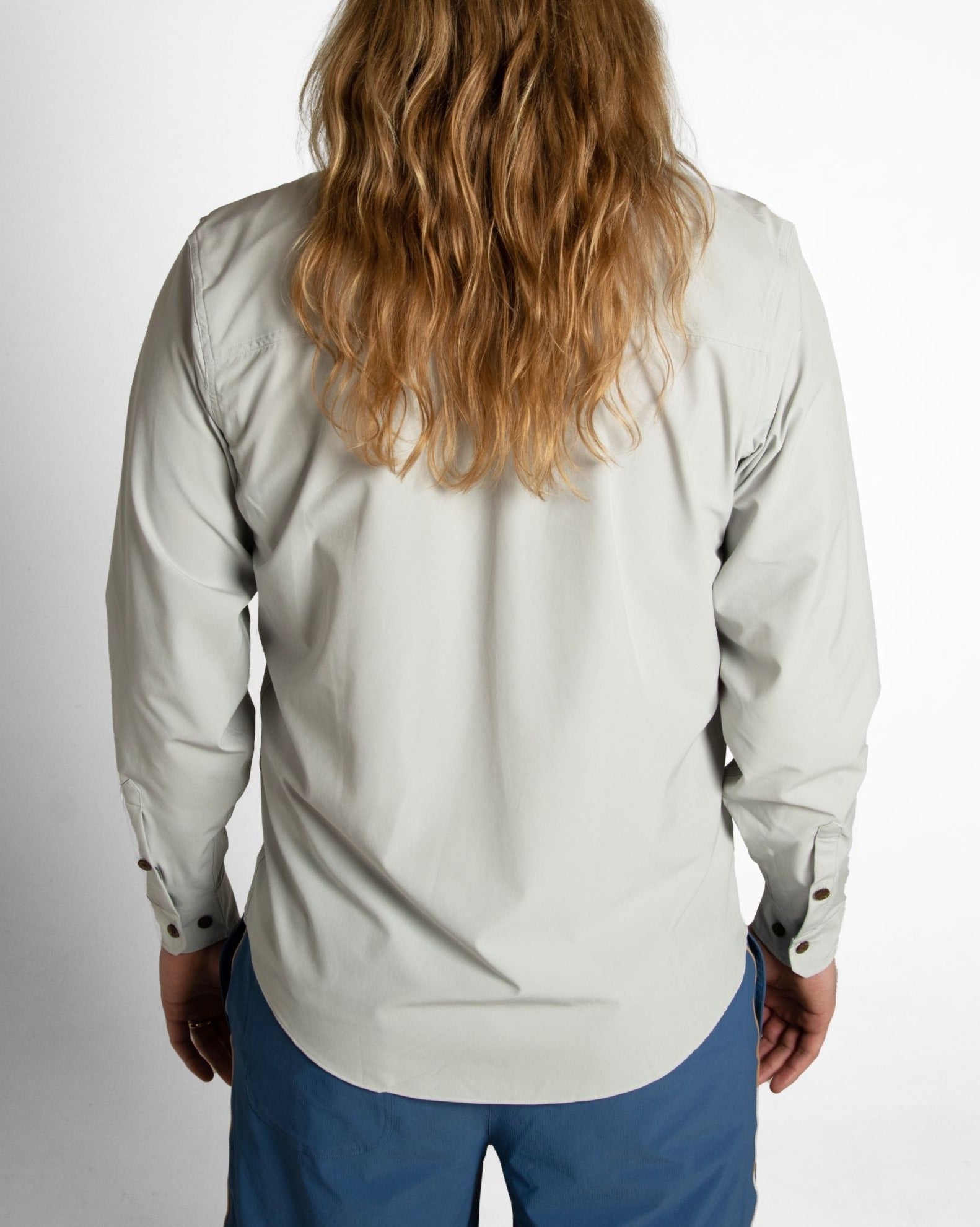 Brand Partner,Wise River, Wise River Vapor Pettengill Shirt, Grey, Large-46-TagL