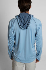 Wise River Blue South Fork Sun Hooded Hoody