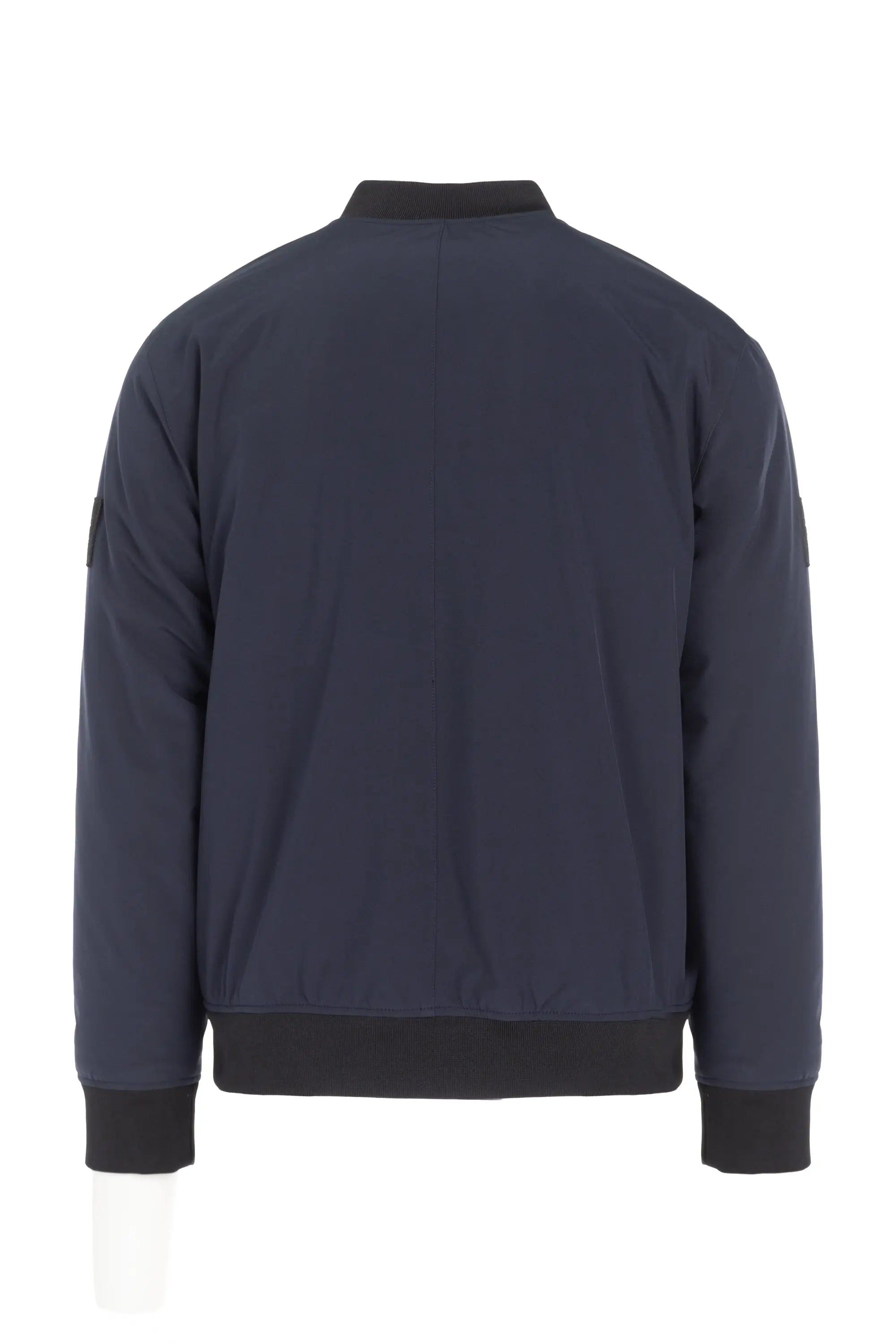 Faire,Industry Clothing, Industry Clothing Navy 4 Way Stretch Alternative Down Bomber Jacket, Blue, Large-48-TagL