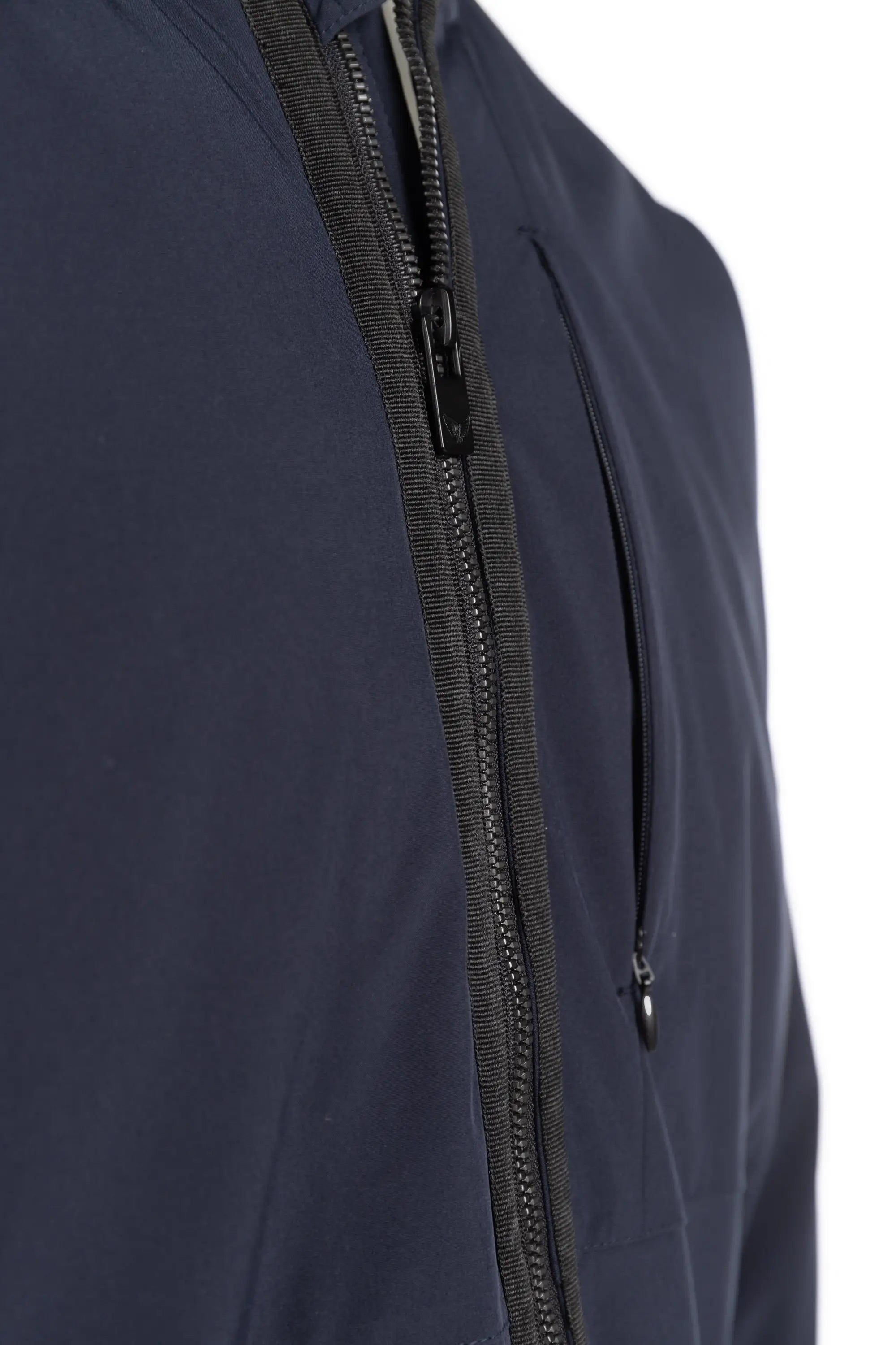 Faire,Industry Clothing, Industry Clothing Navy 4 Way Stretch Alternative Down Bomber Jacket, Blue, Medium-45-TagM
