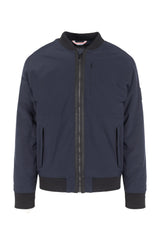 Industry Clothing Navy 4 Way Stretch Alternative Down Bomber Jacket