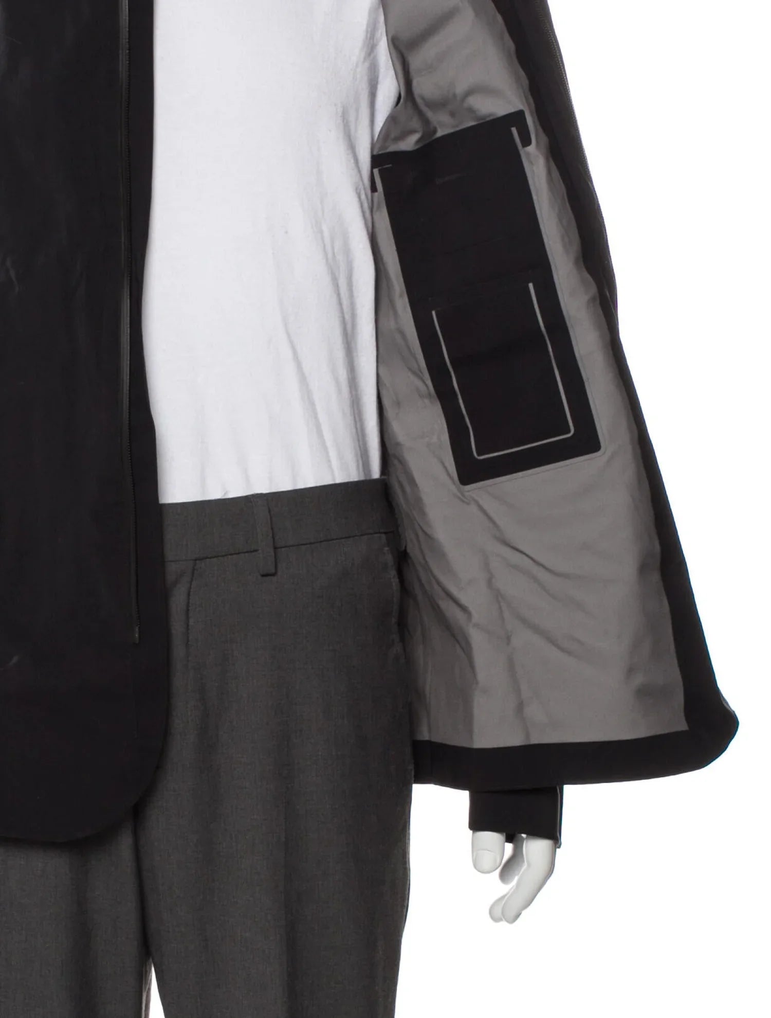 The RealReal,Isaora, Isaora Black Nylon Utility Jacket, Black, Small-41-TagSSmall-39-TagS