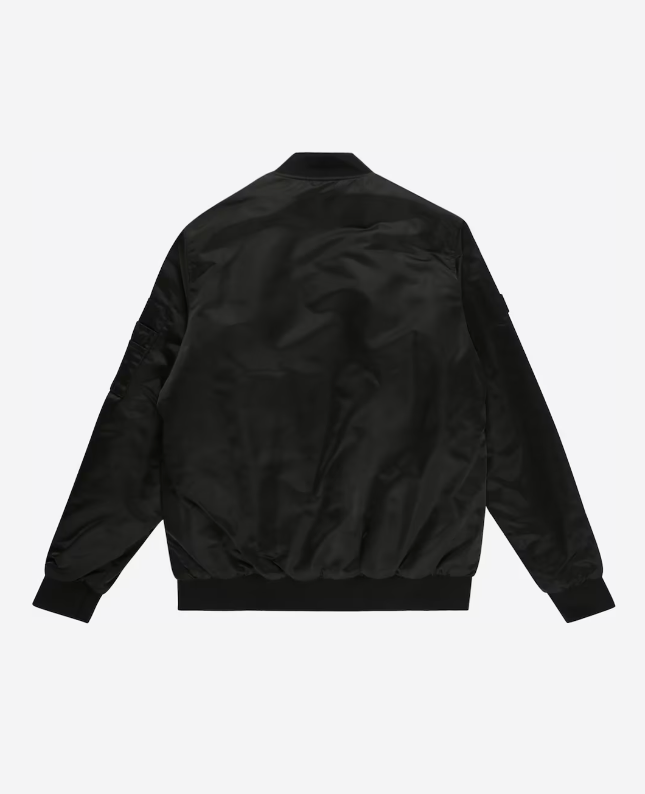 Wholesale,Jack & Jones, Jack & Jones Black Nylon Zip Up Padded Bomber Jacket, Black, Large-47-TagL
