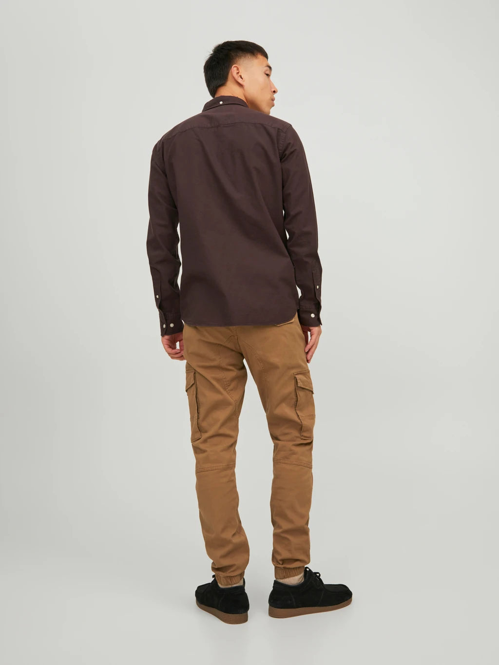 Wholesale,Jack & Jones, Jack & Jones Caramel Brown Tapered Cargo Pants, Brown, 30W-32L-Tag30