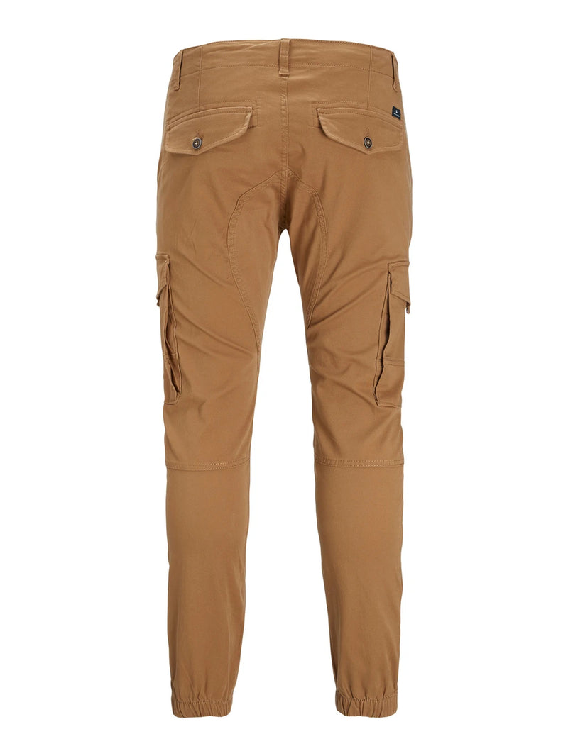 Jack & Jones Caramel Brown Tapered Cargo Pants