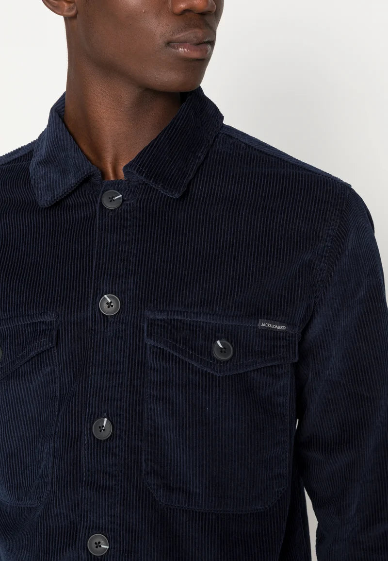 Wholesale,Jack & Jones, Jack & Jones Dark Blue Corduroy Overshirt, Blue, Extra Large-50-TagXL