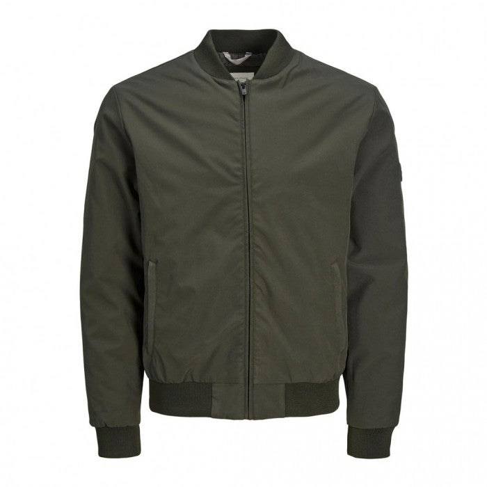 Wholesale,Jack & Jones, Jack & Jones Dark Green Padded Bomber Jacket, Green, Medium-44-TagM