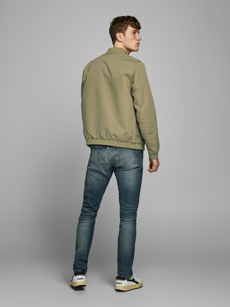Wholesale,Jack & Jones, Jack & Jones Pastel Green Lightweight Mock Neck Zip Up Bomber Jacket, Green, Large-44-TagL