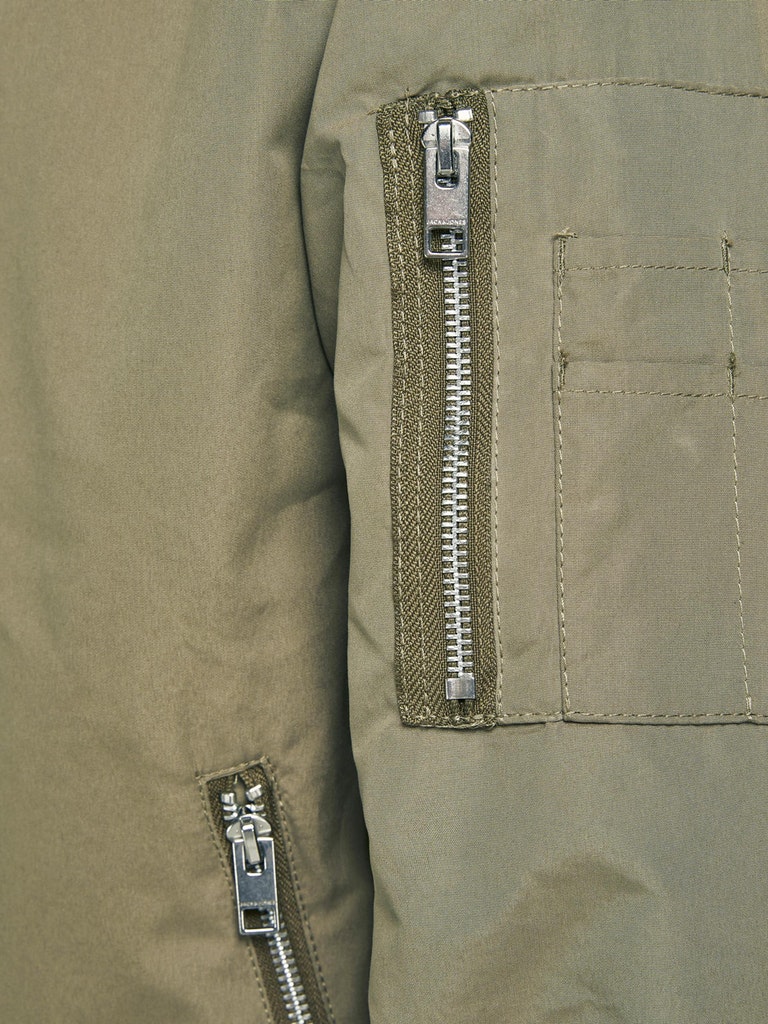 Wholesale,Jack & Jones, Jack & Jones Pastel Green Lightweight Mock Neck Zip Up Bomber Jacket, Green, Small-41-TagS