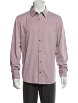 Kit & Ace Pastel Pink Performance Knit Long Sleeve Button Up Shirt