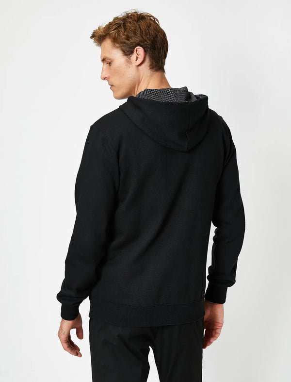 Koton Black Full Zip Hoodie