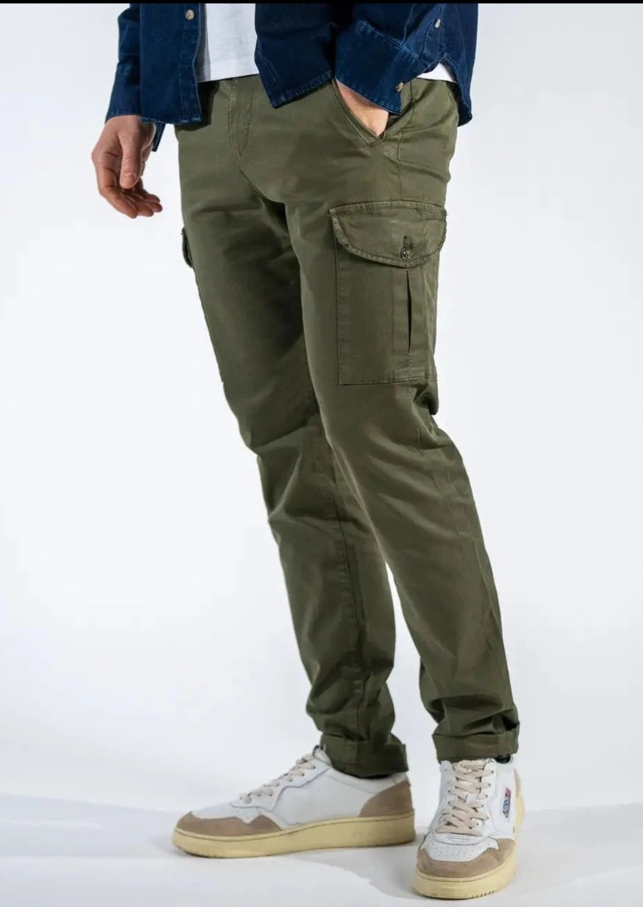 Faire,Billy Belt, Billy Belt Olive Green Cargo Pants, Green, 32W-30L-Tag42