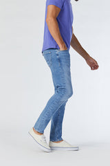 Mavi Blue Medium Wash Stretch Denim Skinny Jeans