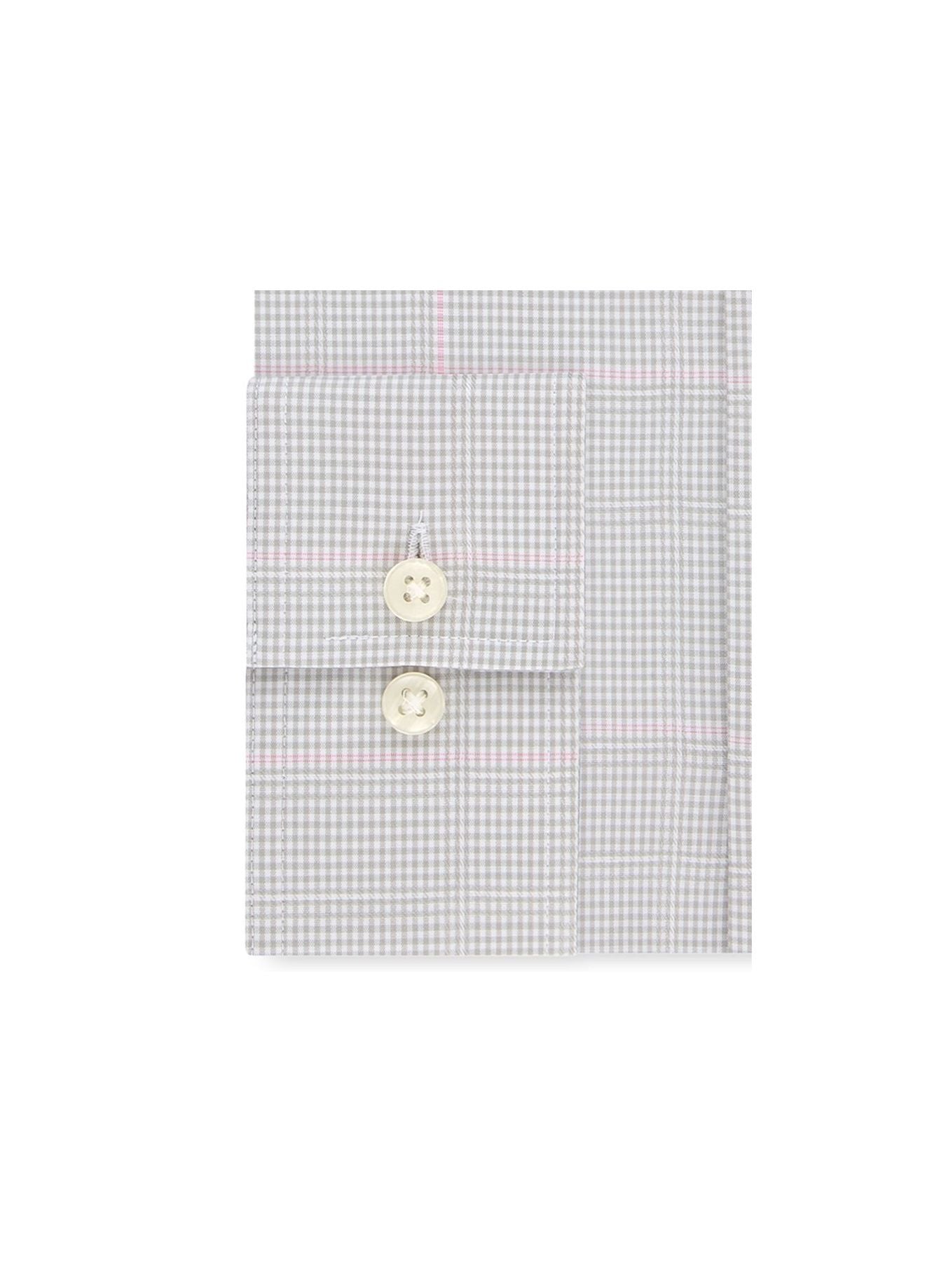 Bobbi + Bricka,Michael Kors, Michael Kors Silver Check Button-up Shirt, Grey, Small-40-TagS