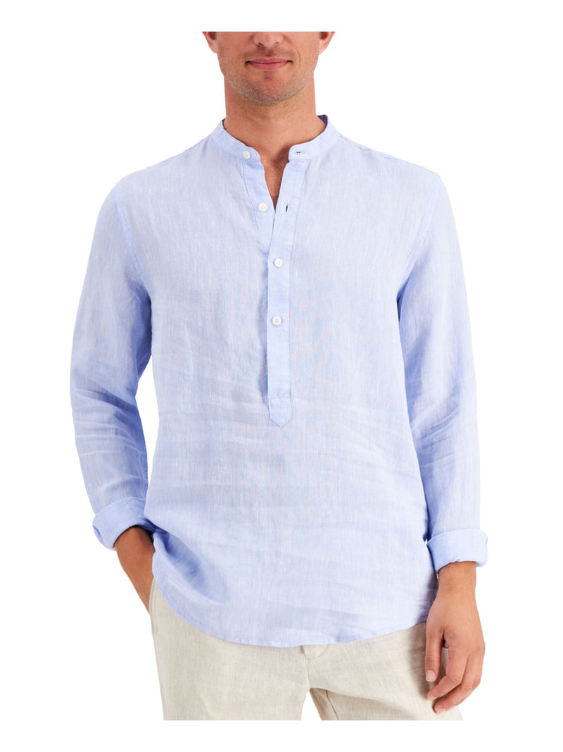 tasso elba dress shirts Navy Mens Small 14-14 1/2 Shirt Blue S : Clothing, Shoes & Jewelry Features include a classic collar Tasso Elba Island Short Sleeve