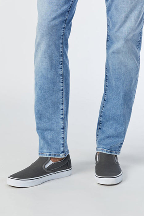 Otrium,Mavi, Mavi Blue Medium Wash Zach Straight Leg Denim Jeans, Blue, 33W-32L-Tag33