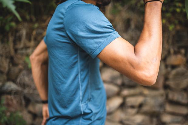 Brand Partner,Koup, Koup Teal Cinnamon-Infused Anti-Odor Shortsleeve Performance Tee, Blue, Medium-43-TagMMedium-41-TagM