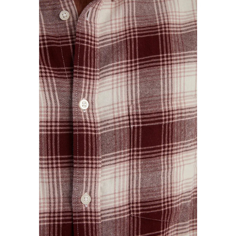 Miners Clothing Company Red Plaid Print Flannel