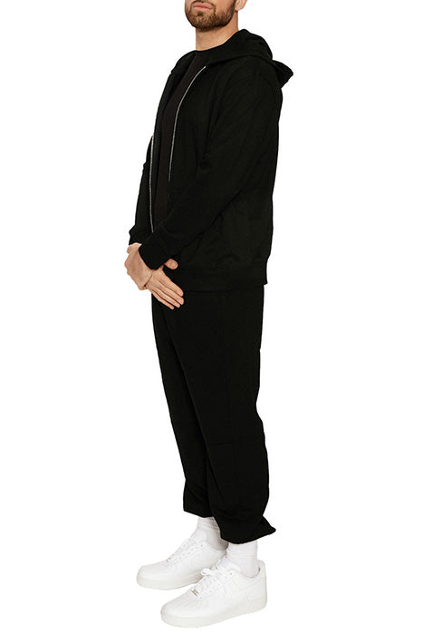 Otrium,Naked Wardrobe, Naked Wardrobe Black Full Zip Hoodie, Black, Large-52-TagL