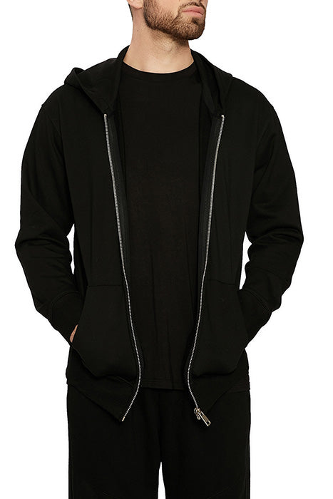 Otrium,Naked Wardrobe, Naked Wardrobe Black Full Zip Hoodie, Black, Extra Large-48-TagM