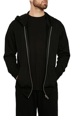 Naked Wardrobe Black Zip Up Hooded Jacket