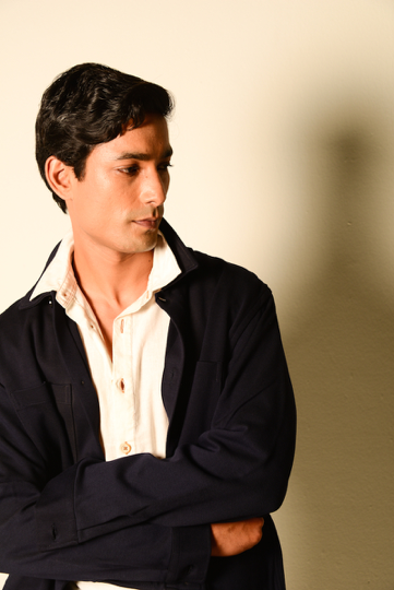 Brand Partner,Sons+Fathers, Sons + Fathers Navy Shacket, Blue, Medium-45-TagL