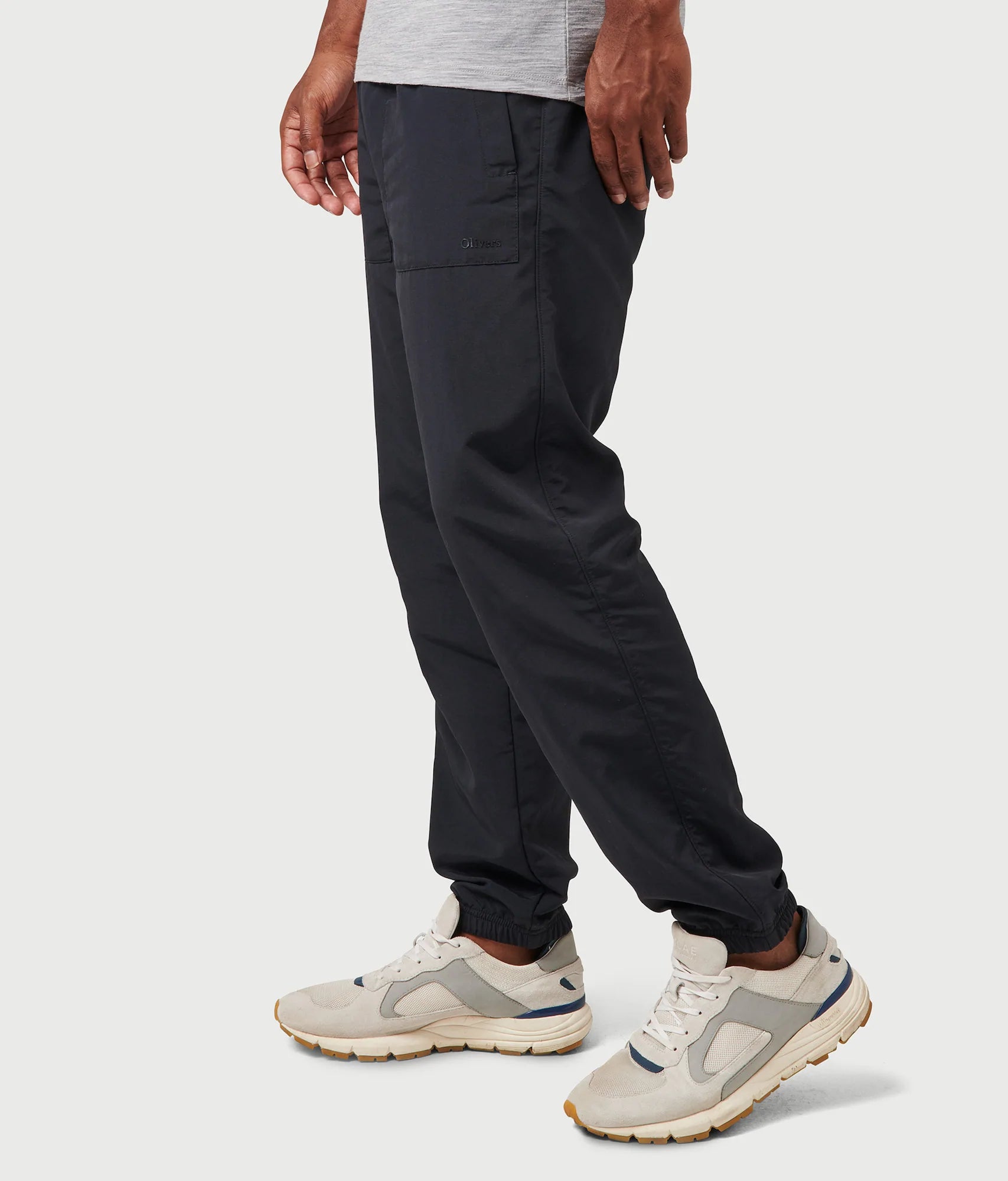 Brand Partner,Olivers, Olivers Black Court Jogger, Black, 32W-32L-TagL