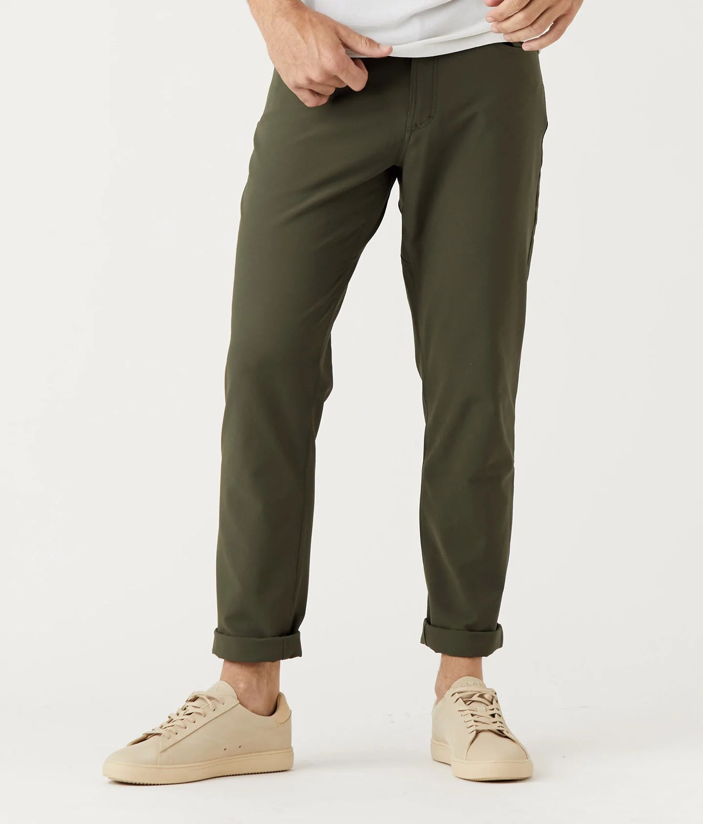 Brand Partner,Olivers, Olivers Olive Green Passage Pant, Green, 38W-34L-Tag36