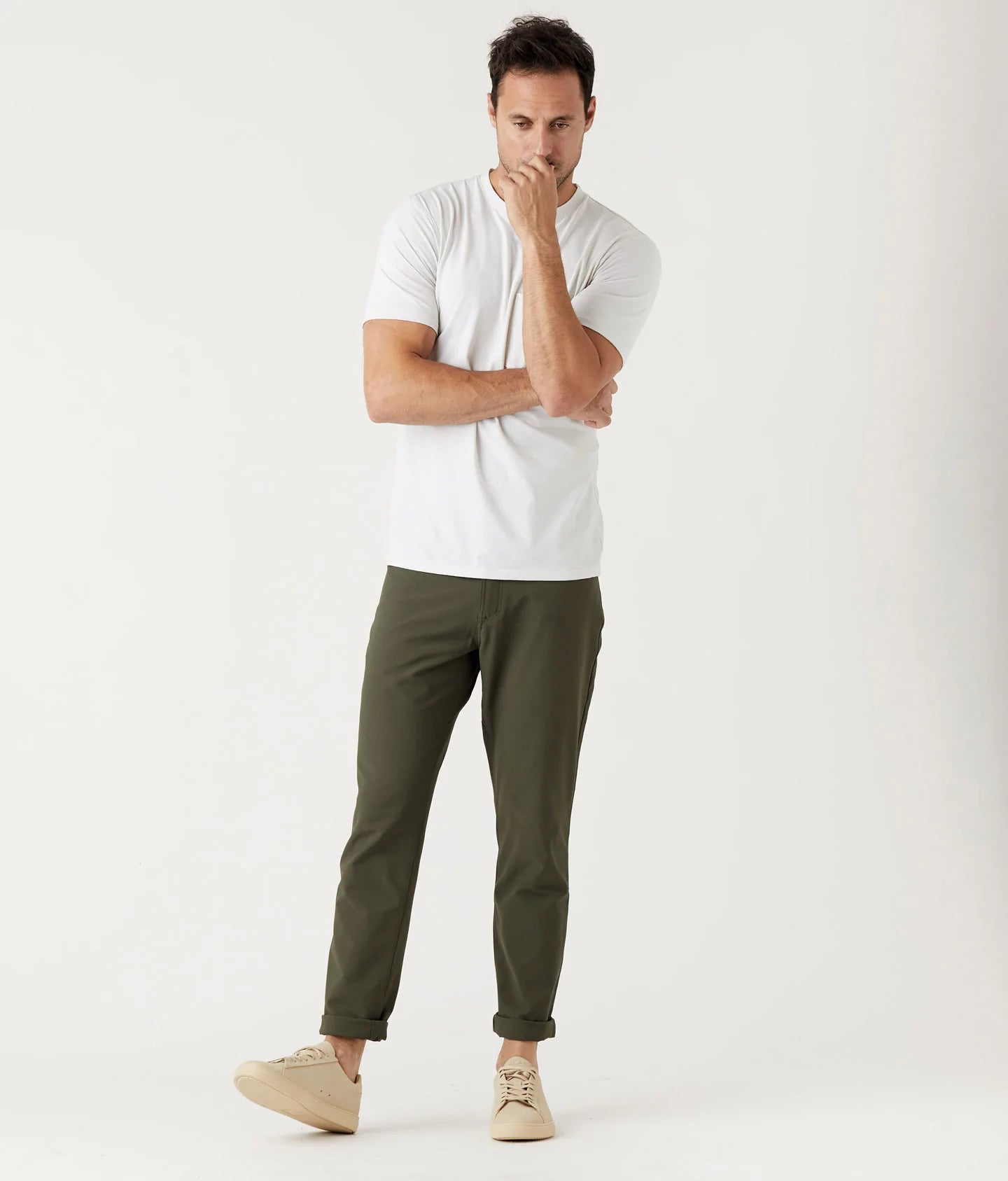 Brand Partner,Olivers, Olivers Olive Green Passage Pant, Green, 36W-32L-Tag33