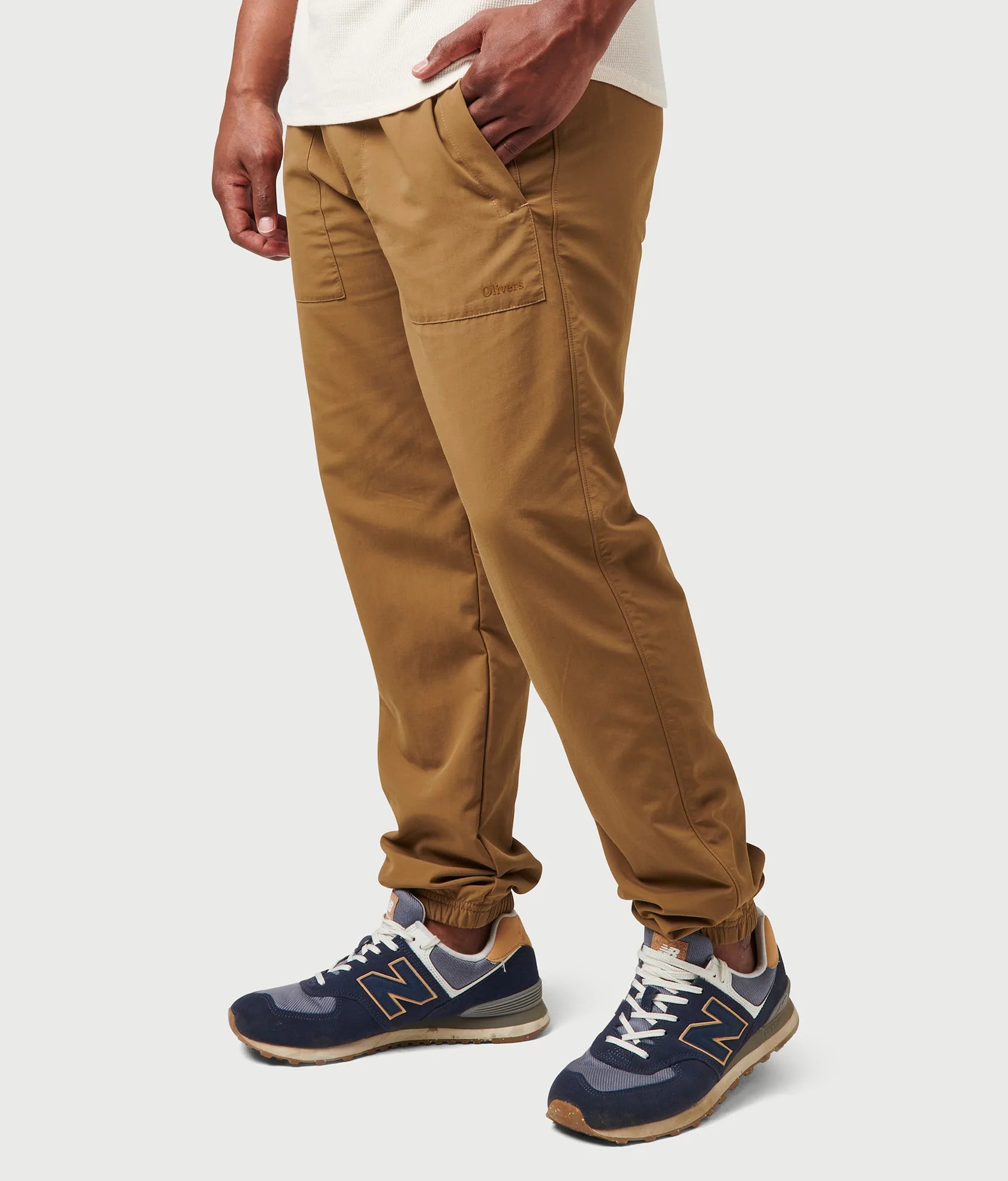 Brand Partner,Olivers, Olivers Tan Brown Court Jogger, Tan, 32W-32L-TagM