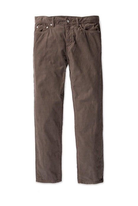 Otrium,Outerknown, Outerknown Brown Organic Slim Corduroy 5 Pocket Pants, Brown, 34W-31L-Tag34